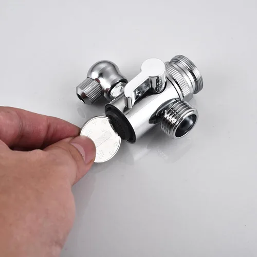 Miniatura 4 de Juego de accesorios de rociador de manguera para fregadero de grifo, cabezal rociador de ducha con válvula desviadora, piezas de repuesto, adaptador