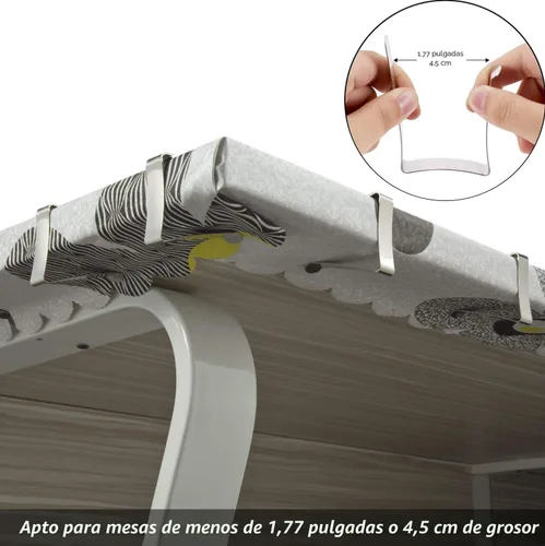 Miniatura 2 de TriPole Paquete de 32 clips para mantel de picnic, clips de acero inoxidable para mesas al aire libre, cubiertas de mesas de metal, abrazaderas