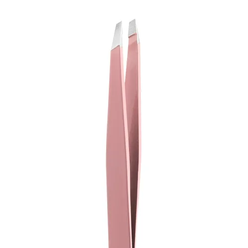Miniatura 2 de Rubis Pinzas inclinadas clásicas de acero inoxidable para cejas precisas y depilación, 1K108, rosa, Rubis Switzerland Swiss Made mundialmente