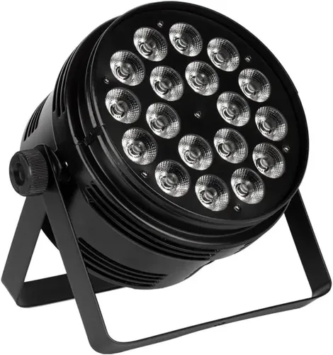 Miniatura 4 de Monoprice 18 x 10 vatios RGBW 4 en 1 LED Flat Par Luz de escenario para bandas, DJs, banquetes, bodas - Serie Stage Right