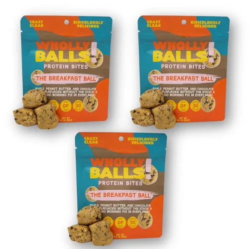 Miniatura 13 de Wholly Balls Protein Bites - Bocadillo saludable a base de plantas - Bolas energéticas altas en proteínas, bajas en azúcar, sin gluten