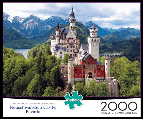 Miniatura 2 de Buffalo Games - Castillo de Neuschwanstein Baviera - Rompecabezas de 2000 piezas