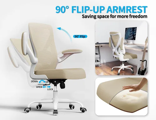 Miniatura 3 de Ergalithic Silla de oficina ergonómica – Silla de escritorio para computadora en forma de X cómoda, silla de juegos, silla de oficina con soporte