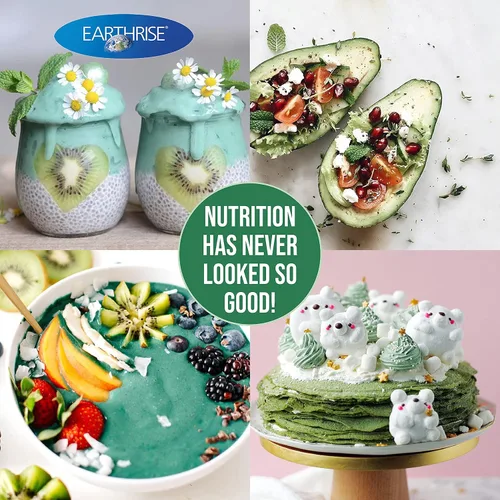 Miniatura 5 de Earthrise Spirulina Polvo natural de 32 onzas, espirulina natural premium de California, vegano, sin gluten, apto para ceto, sin OMG, súper alimento