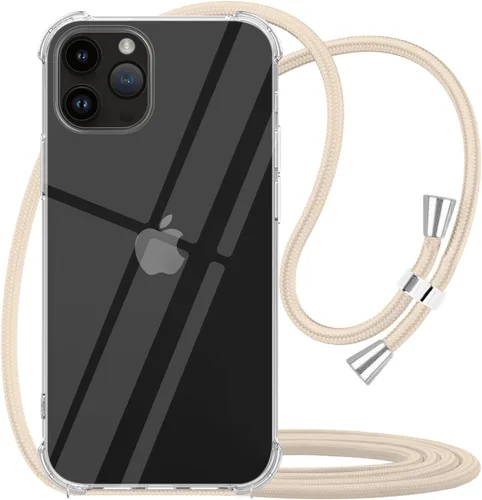 Miniatura 9 de Funda cruzada para iPhone 13 Mini, transparente, ajustable, para el hombro, correa de cordón, para mujeres y niñas, funda protectora delgada suave
