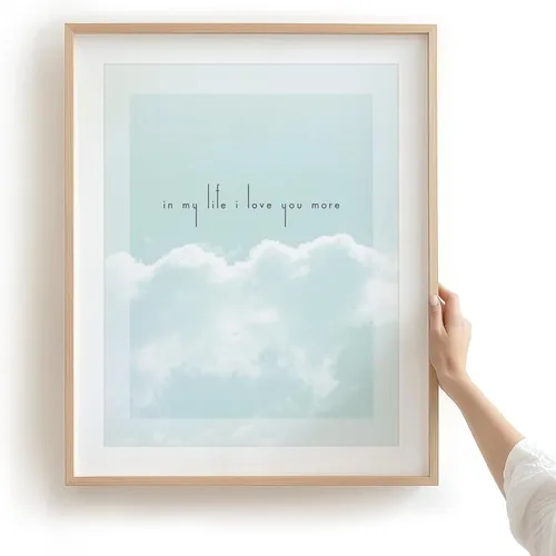 Miniatura 3 de Beatles In My Life - Impresión artística de la letra de la canción, regalo romántico para boda o aniversario, marido, esposa, pareja