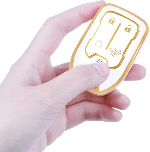 Miniatura 6 de Funda para llavero de automóvil compatible con GMC, funda para llavero compatible con Chevy Suburban Silverado GMC Sierra Terrain Acadia 1500 2500HD