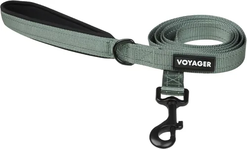 Miniatura 9 de Best Pet Supplies Correa reflectante Voyager para perros con mango de neopreno, para razas pequeñas, medianas y grandes, bonita y resistente