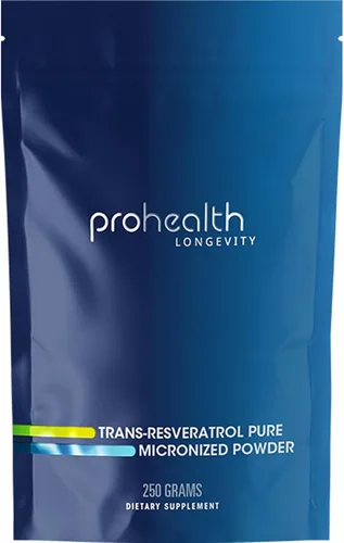 Miniatura 10 de ProHealth Longevity Bulk Trans Resveratrol Polvo 3.53 oz – Grado farmacéutico puro, 1000 mg por cucharada, absorción superior y biodisponibilidad