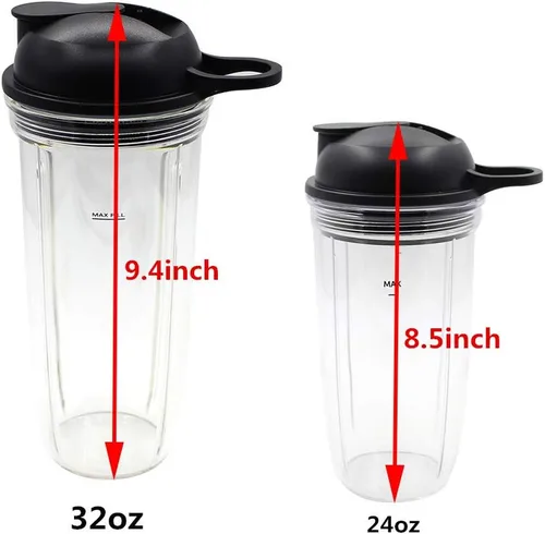 Miniatura 4 de Piezas de repuesto Nueva cuchilla con taza y tapa destinada a Nutri Ninja Blender BL610