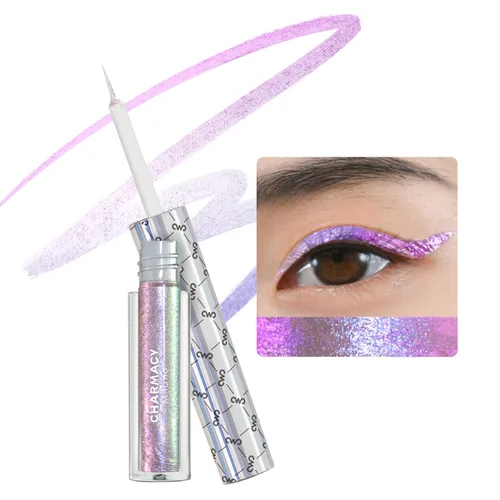 Miniatura 38 de CHARMACY Delineador Líquido para Ojos Resistente al Agua, Lápiz delineador de ojos negro intenso de larga duración con punta ultra fina, a prueba
