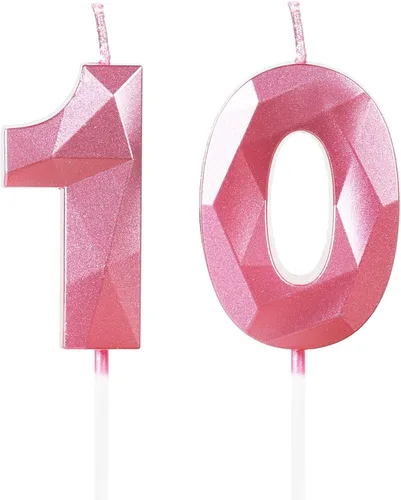 Miniatura 215 de Velas de cumpleaños número 15, velas número 15, velas de feliz cumpleaños de oro rosa para pastel, decoraciones de cobertura de pastel de diseño 3D