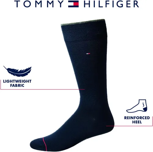 Miniatura 3 de Tommy Hilfiger Calcetines de vestir para hombre, calcetines ligeros y cómodos (5 unidades)
