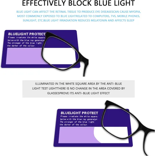 Miniatura 4 de COJWIS Progressive Multifocus Reading Glasses Blue Light Blocking,Spring Hinge Readers for Women Men