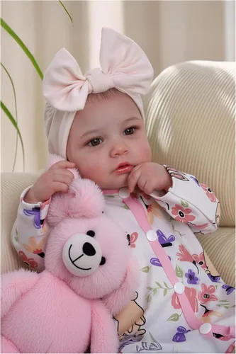 Miniatura 11 de BABESIDE Reborn Baby Doll Boy - Muñeca realista de vinilo suave de 20 pulgadas con cuerpo posable y accesorios, muñeca de bebé recién nacido
