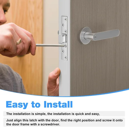 Miniatura 6 de Deadbolt Armor - Placa de golpeo extendida de 6 pulgadas para puerta residencial resistente, paquete de 3 (plateado)