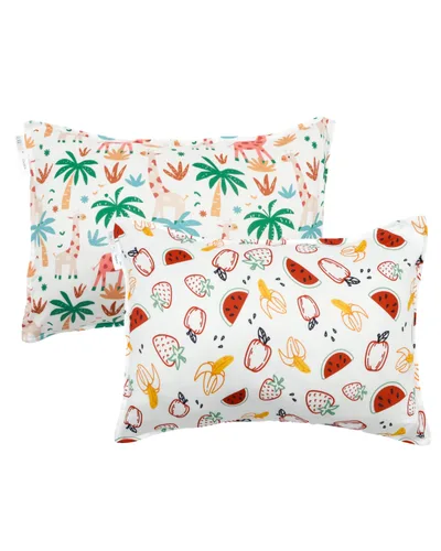 Miniatura 18 de ALVABABY Paquete de 2 fundas de almohada de algodón orgánico para niños pequeños, fundas de almohada para niños de 13 x 18 pulgadas o 12 x 16
