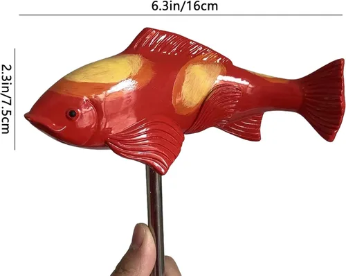 Miniatura 2 de Koi Fish Decor Garden: 3 piezas de escultura de pez Koi de resina, estatua de peces de jardín con estaca, para exteriores, patio, césped, estanque