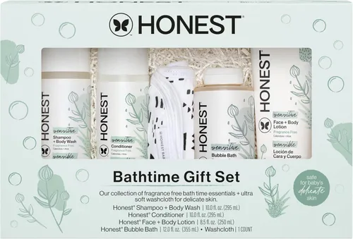 Miniatura 9 de The Honest Company Set de regalo para la llegada del bebé, esenciales para recién nacidos, caja de bienvenida, pañales, toallitas, cuidado personal