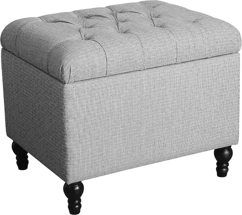 Miniatura 22 de Spatial Order Decoración del hogar Colección Dinah - Otomana moderna de almacenamiento, otomana con almacenamiento para sala de estar y dormitorio