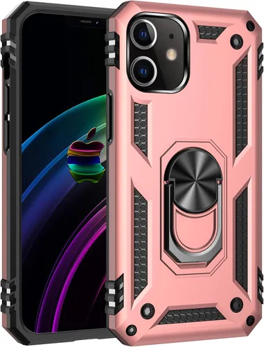 Miniatura 34 de 17 Pro - Funda de teléfono para hombre con anillo de soporte, armadura resistente de grado militar para iPhone 17 Pro, funda a prueba de golpes, Azul