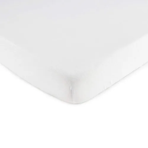 Miniatura 17 de SheetWorld - Sábana bajera ajustable para bebé de 27 x 39 pulgadas, 100% algodón, hipoalergénica, unisex, para niño y niña, azul marino, fabricado