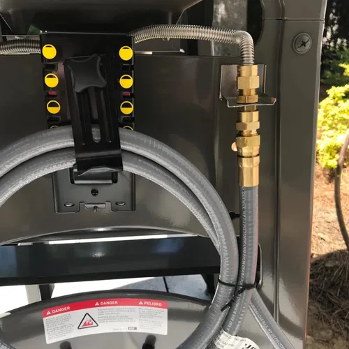 Miniatura 7 de GASPRO Manguera de gas natural de 1/2 pulgada de diámetro interior, manguera de gas natural de baja presión con conexión rápida, para Weber