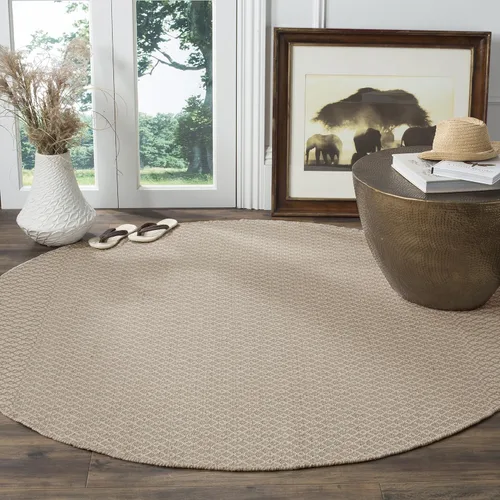 Miniatura 13 de SAFAVIEH Colección Montauk - Alfombra decorativa de 2 pies 3 pulgadas x 4 pies, color marfil y negro, hecha a mano de algodón estilo bohemio rural