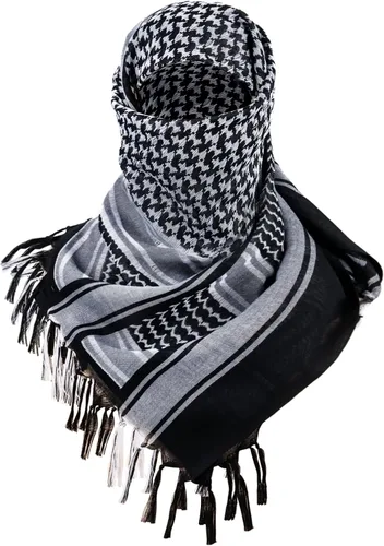 Miniatura 100 de FREE SOLDIER - Bufanda militar, shemagh, pañuelo palestino, bufanda para la cabeza o el cuello, pañuelo árabe, pañuelo del desierto para la cabeza