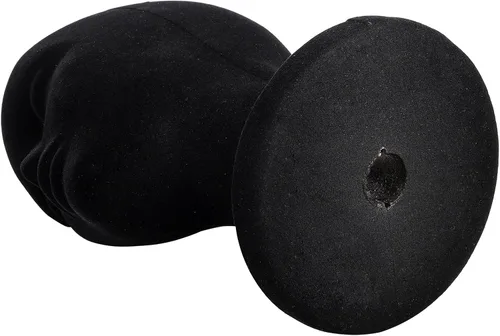 Miniatura 4 de Foraineam Paquete de 2 cabezas de maniquí de espuma negra, cabezas de espuma de maniquí femenino de 12 pulgadas, soporte para peluca, sombreros