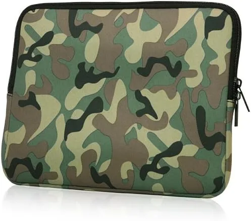 Miniatura 8 de BoxWave Funda compatible con Elgato Stream Deck XL - Traje de camuflaje con bolsillo, bolsillo de neopreno con cremallera para almacenamiento