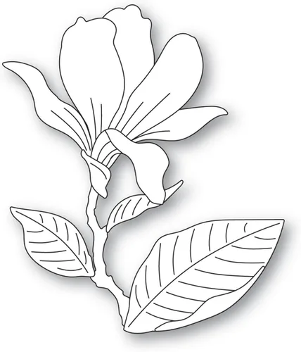 Miniatura 6 de Lily Dies - Troqueles para hacer tarjetas, flores de lirio y hojas de metal, troqueles para manualidades, manualidades, manualidades, álbumes