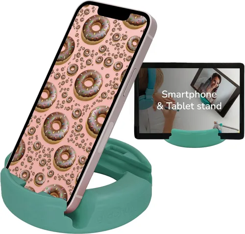 Miniatura 13 de GoDonut Soporte para teléfono original - Soporte para teléfono celular + organizador de escritorio para iPad - Compatible con tableta, iPhone