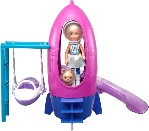 Miniatura 5 de Barbie Space Discovery Chelsea Doll & Rocket Ship - Set de juego con cachorro