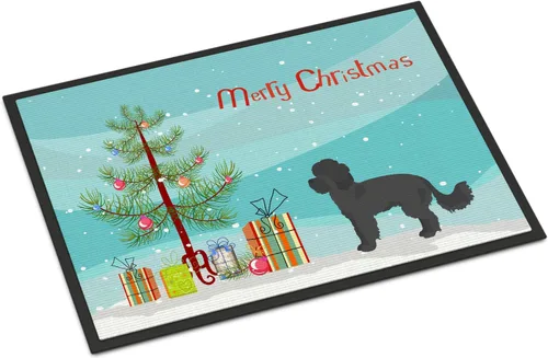 Miniatura 197 de Caroline's Treasures CK3799MAT Akita Shepherd - Tapete de árbol de Navidad de 18 x 27 pulgadas, tapete para puerta delantera, interior y exterior