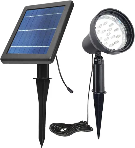 Miniatura 9 de SUNLONG Focos Solares para Exteriores Impermeables Brillantes Luces Solares de Pared LED Luz de Seguridad de Inundación Solar para Bandera Patio