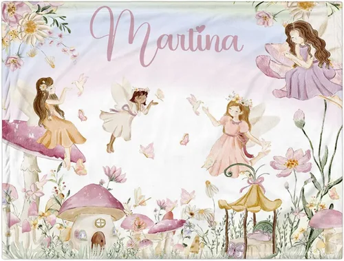 Miniatura 12 de Manta de Bebé Personalizada para Niñas, Manta de Bebé Personalizada con Nombre Súper Suave Mantas con Nombre Personalizado para Niños, Mantas