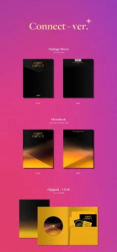 Miniatura 5 de GENIE MUSIC Kep1er - Álbum PRIMER IMPACTO+Beneficio de preventa+Póster plegado+Juego de tarjetas fotográficas adicionales (Conectar 1 ver.)