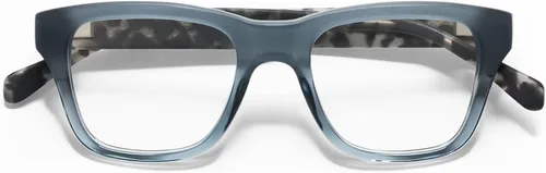Miniatura 2 de eyebobs - Kvetcher Gafas de lectura prémium para hombres y mujeres Marco cuadrado para caras anchas Disponible en 0.0x - 4.0x Frente verde