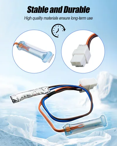 Miniatura 2 de Sensor de temperatura de descongelación del refrigerador apto para LG Kenmore, reemplaza 6615JB2005H 6615JB2005M 1266868 AP4438477 PS2451792