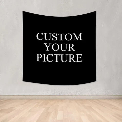 Miniatura 8 de Canessioa Tapiz personalizado para cargar imágenes personalizadas, tapiz personalizado, pancarta, logotipo, diseño de texto, tapiz para colgar