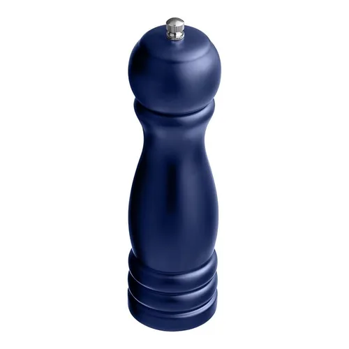 OCS Parts Pro Series - Molinillo de pimienta de madera azul oscuro con molinillo ajustable, molinillo tradicional de sal o pimienta de 8 pulgadas
