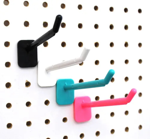 Miniatura 9 de JSP Manufacturing Ganchos de plástico de 4 pulgadas para garaje/herramientas/almacenamiento/organización/joyería/manualidades, varios