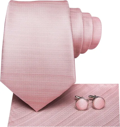 Miniatura 3 de Dubulle Juego de 4 gemelos de seda para hombre con diseño de estampado de flores y solapa para hombre