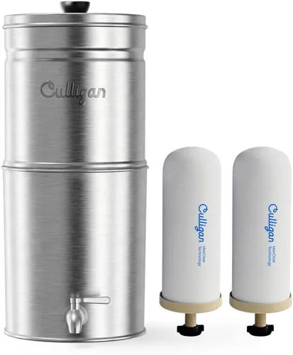 Miniatura 11 de Culligan MaxClear - Sistema de filtro de agua por gravedad de 2.25 galones, elimina microplásticos, PFAS y plomo, certificado NSF/ANSI, filtro