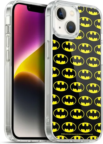 Miniatura 350 de Head Case Designs Funda de gel con licencia oficial de Batman DC Comics Bat Signal Logos [protección de grado militar] compatible con Apple iPhone 7