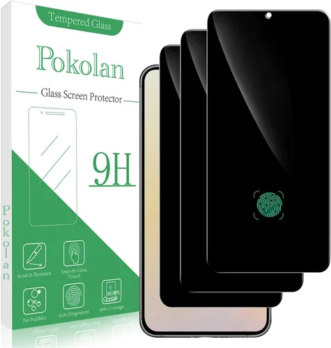 Miniatura 9 de Pokolan Paquete de 3 protectores de pantalla para Samsung Galaxy A15 5G / A15 vidrio templado, sensibilidad táctil, sin burbujas, antiarañazos