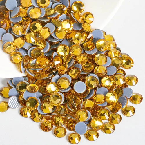 Miniatura 68 de Beadsland Hotfix - 2880 diamantes de imitación de cristal con parte trasera plana para manualidades, ropa, decoraciones de bricolaje, cristal AB