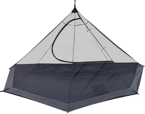 Miniatura 13 de Tienda de campaña para 2-4 personas, para 4 estaciones, ultraligera, fácil de montar, estilo Teepee caliente