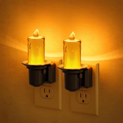 Miniatura 28 de JandCase Luces nocturnas enchufables a la pared, proyector de estrellas, luz nocturna de galaxia automática 3CCT, enchufe con sensor de luz